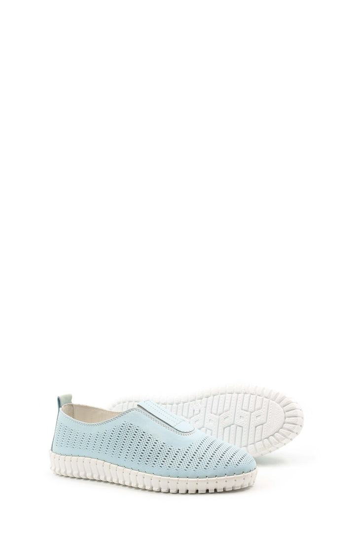 FST Genuine Leather Women's Casual Shoes 934ZA106LZR Blue - Ixtlahuacán de los Membrillos