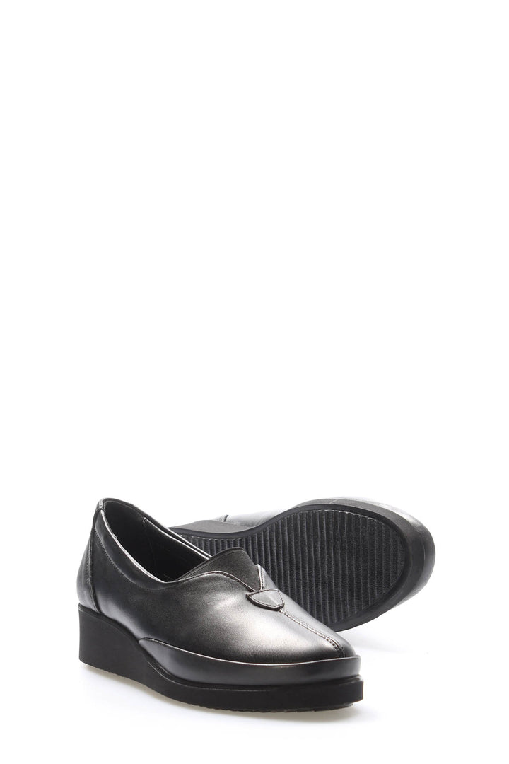 FST Genuine Leather Women's Casual Shoes 972ZA7905 Black - Ellesmere Port