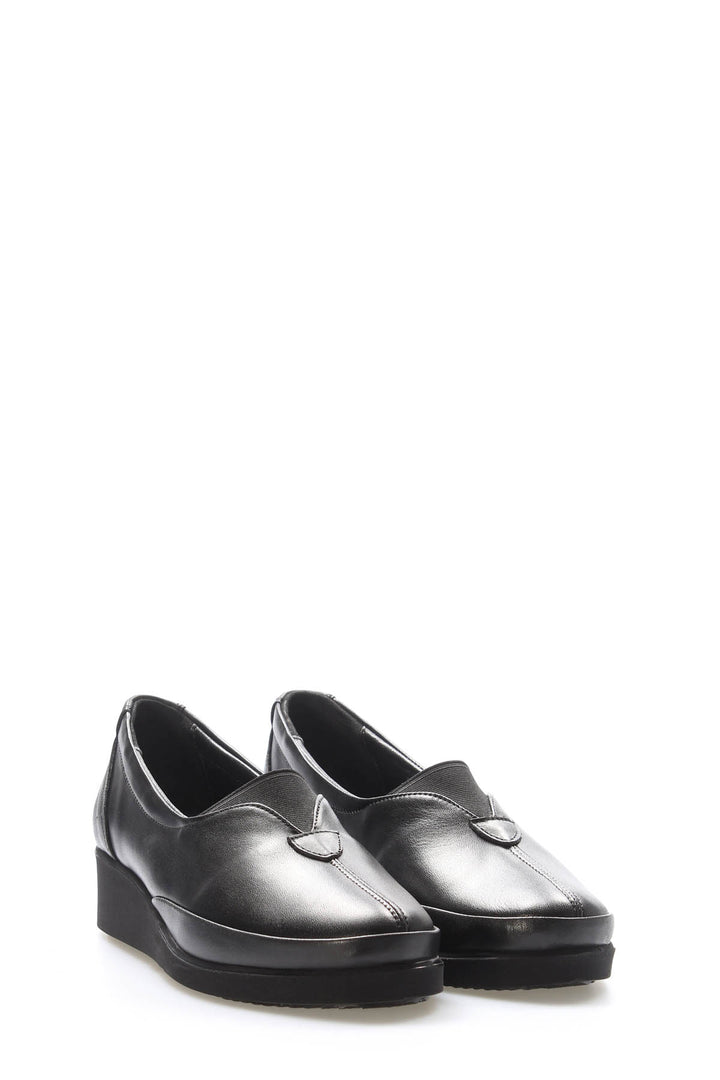 FST Genuine Leather Women's Casual Shoes 972ZA7905 Black - Ellesmere Port
