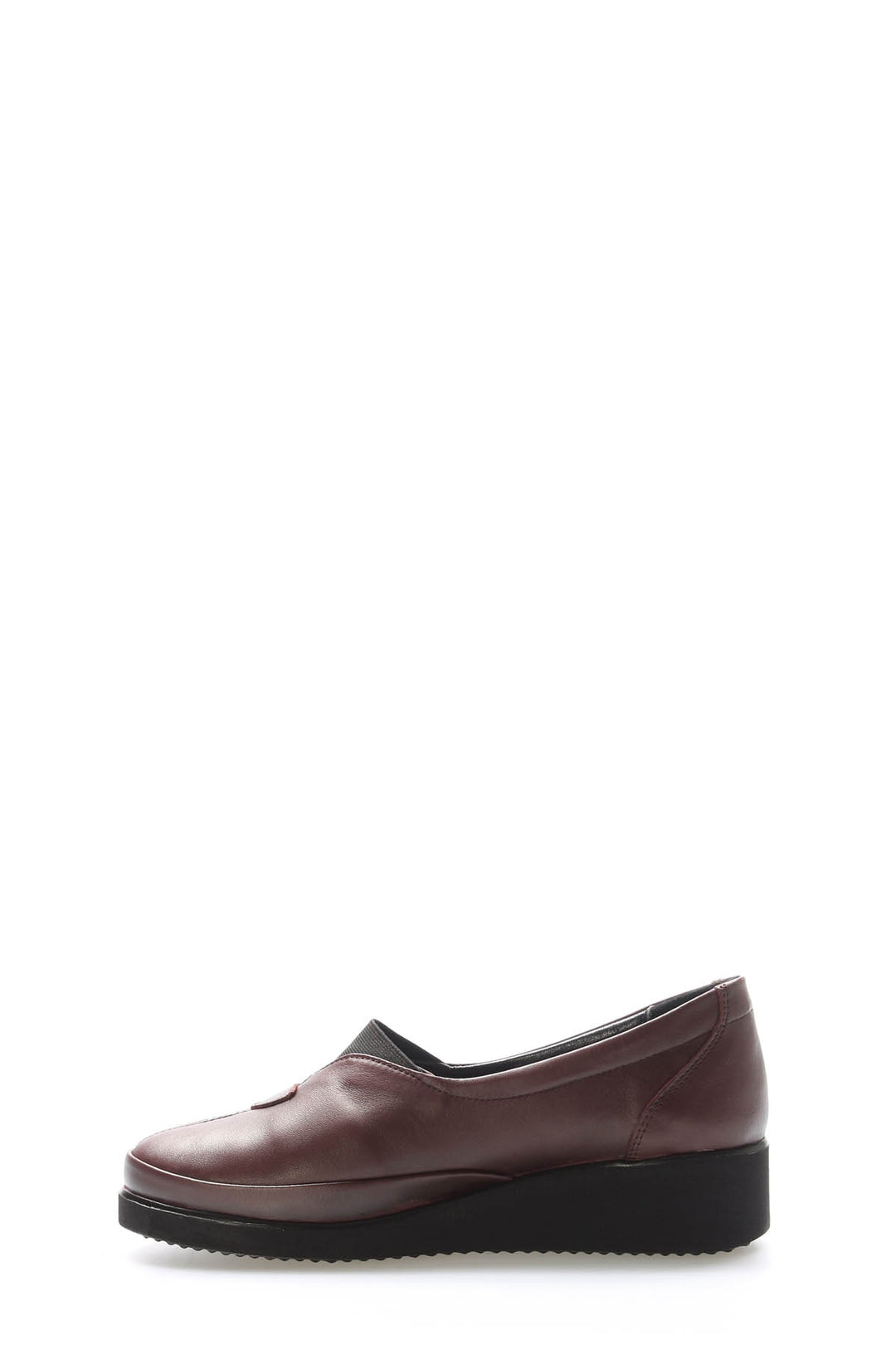 FST Genuine Leather Women's Casual Shoes 972ZA7905 Burgundy - Marl