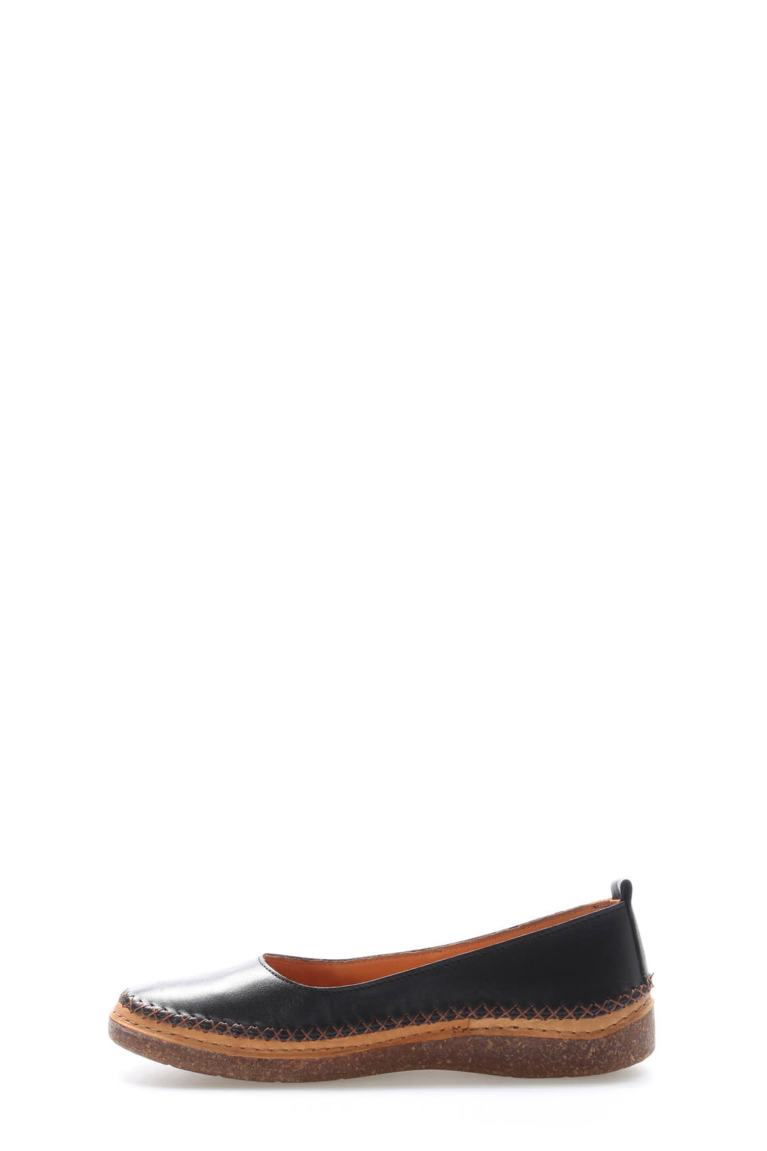 FST Genuine Leather Women's Casual Shoes 972ZA8203 Black - Ajax