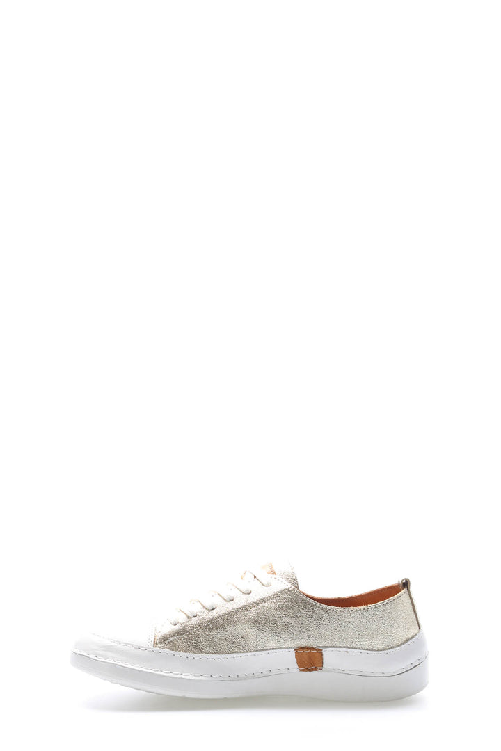 FST Genuine Leather Women's Casual Shoes 972ZA8260 Gold - Geelong