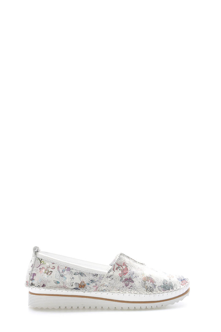 FST Genuine Leather Women's Casual Slippers 972ZA108 White - Tecoanapa