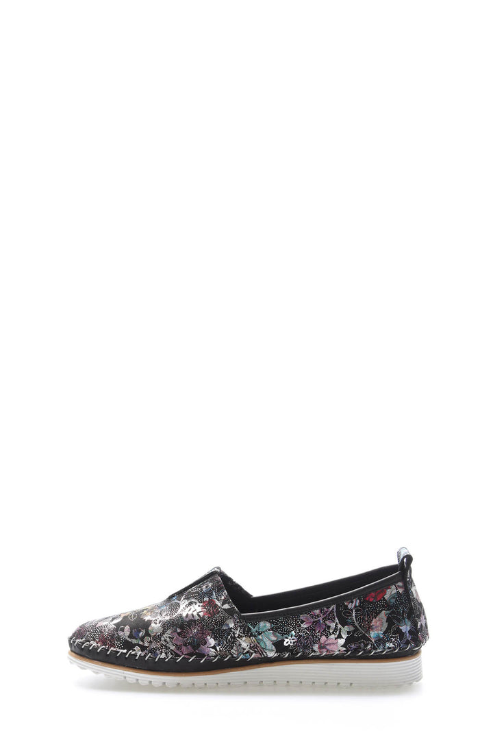 FST Genuine Leather Women's Casual Slippers 972ZA108 Black - Vitsyebsk