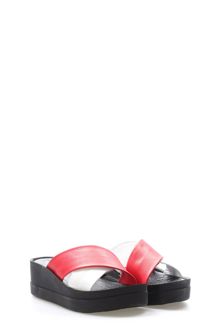 FST Genuine Leather Women's Wedge Heel Sandal 972ZA1403 Tommy - Saint Helens