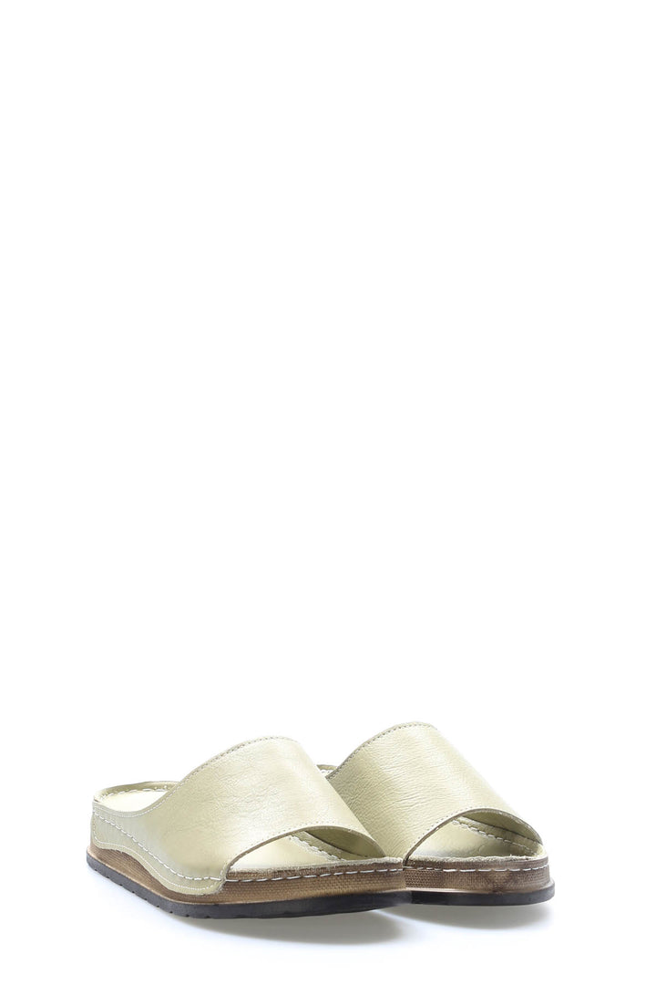 FST Genuine Leather Women's Platform Heel Mule 972ZA309 Avocado - Alytus