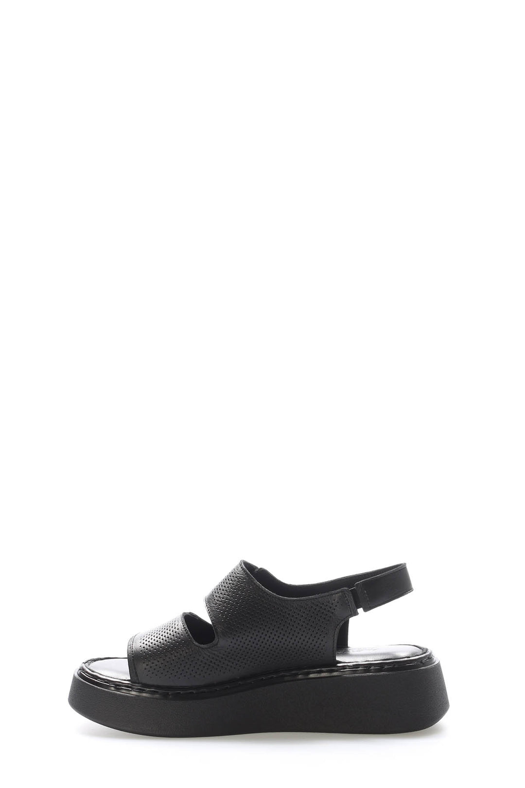 FST Genuine Leather Women's Classic Sandal 621ZA1150 Black - Utica