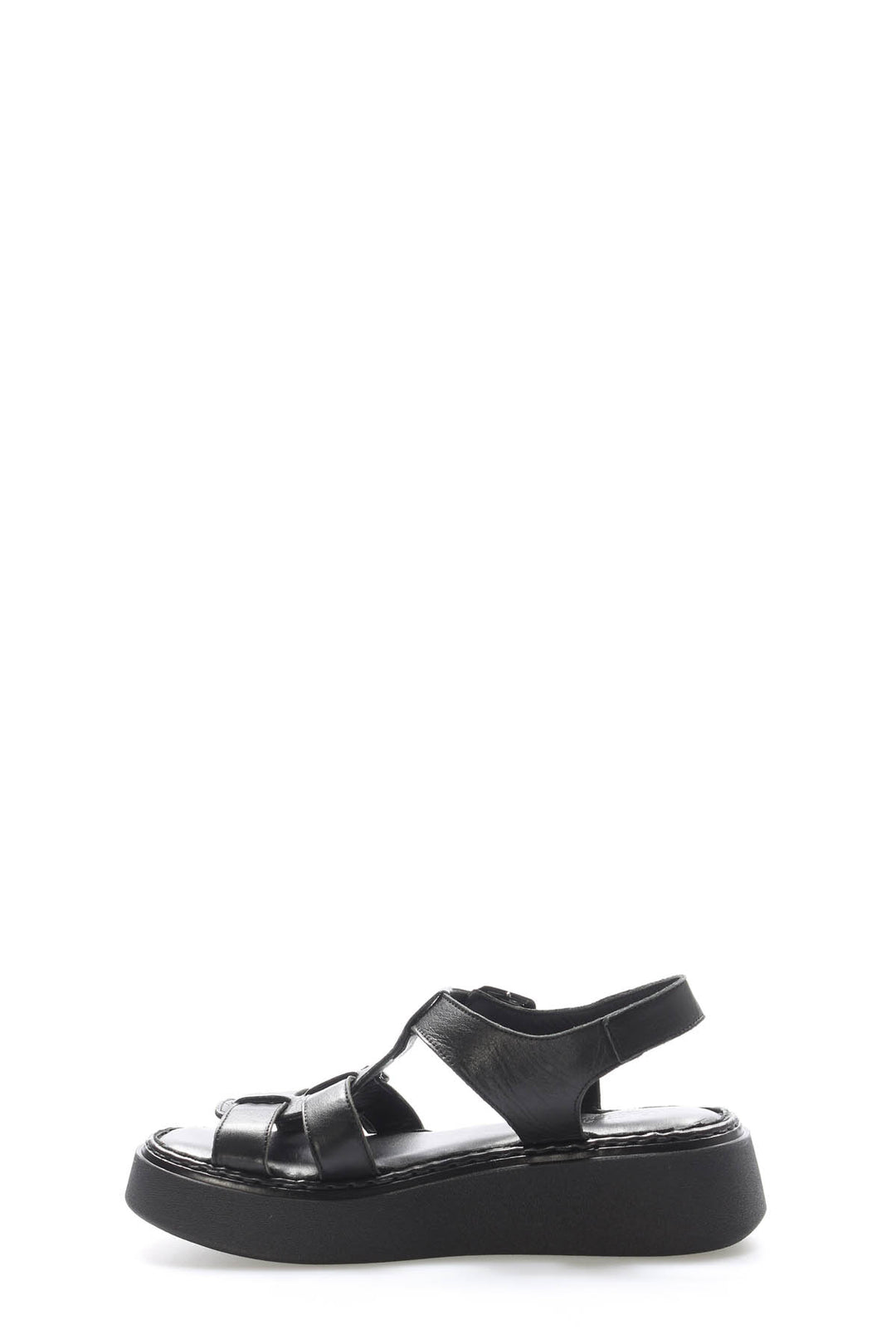 FST Genuine Leather Women's Classic Sandal 621ZA1169 Black - Barnstable