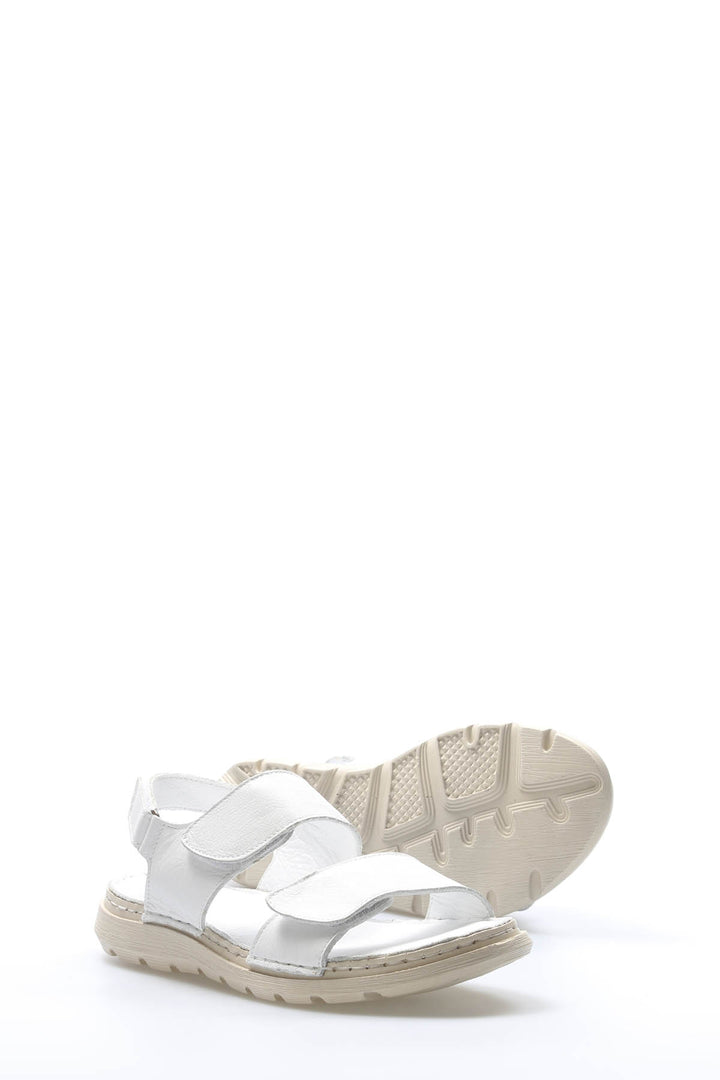 FST Genuine Leather Women's Classic Sandal 972ZA602 White - Chimalhuacán