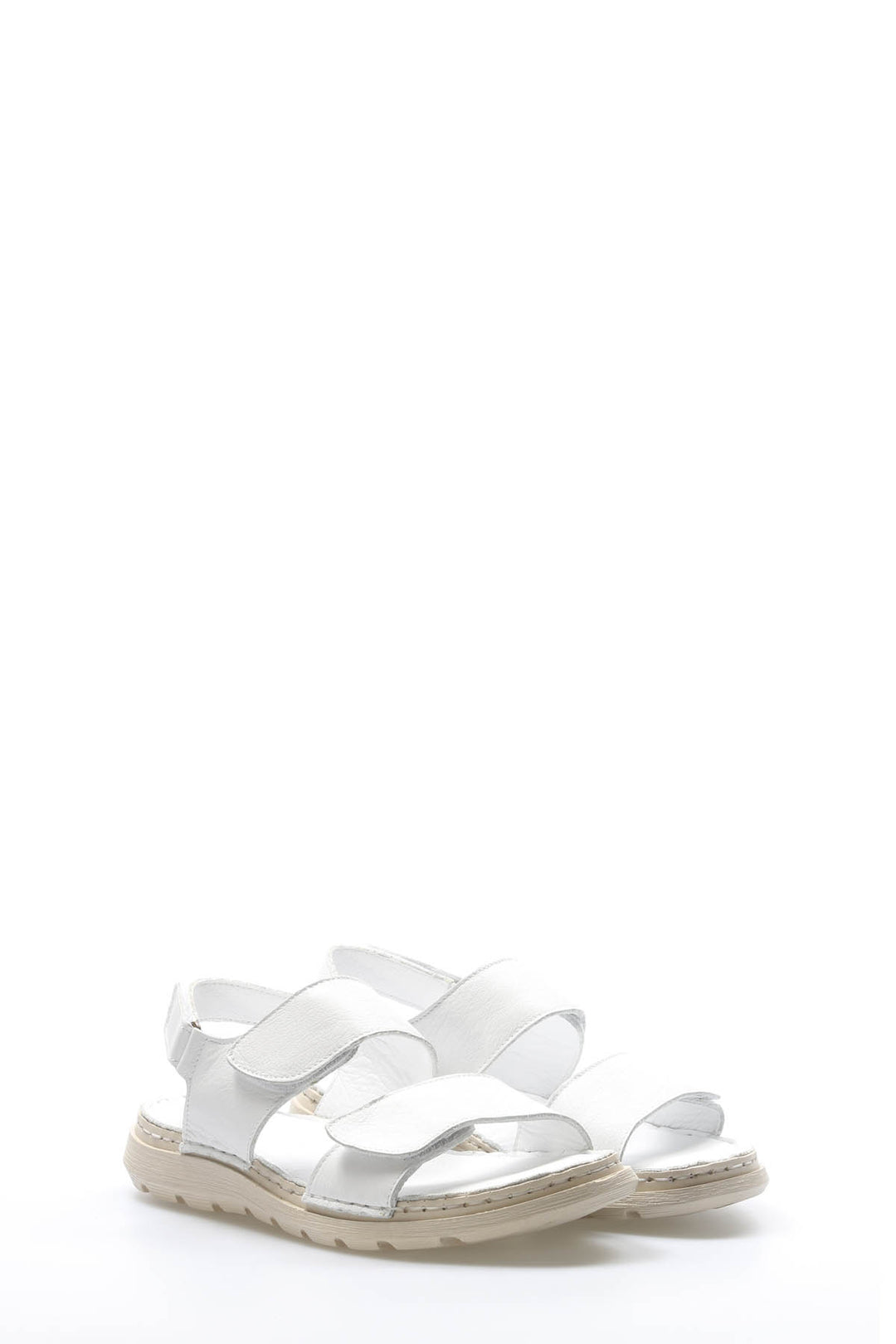FST Genuine Leather Women's Classic Sandal 972ZA602 White - Chimalhuacán
