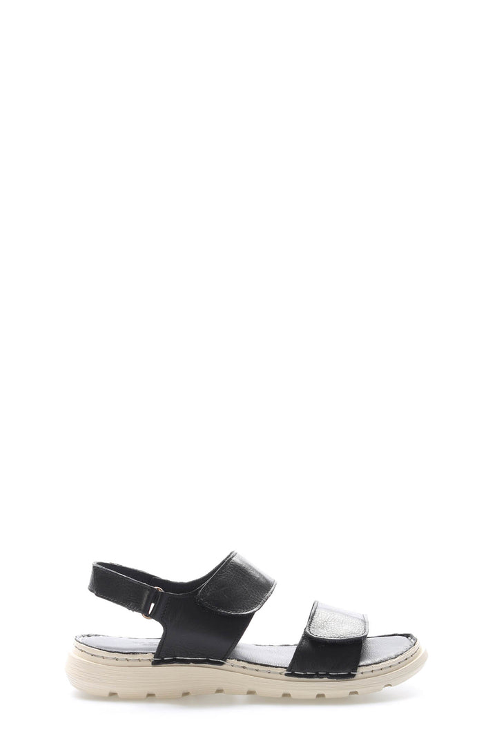 FST Genuine Leather Women's Classic Sandal 972ZA602 Black - Leighton Buzzard