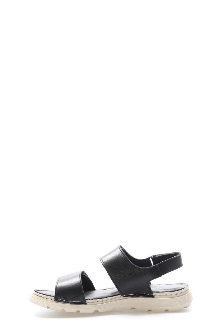 FST Genuine Leather Women's Classic Sandal 972ZA602 Black - Leighton Buzzard