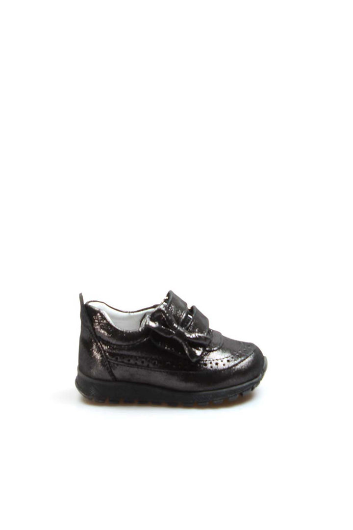 FST Genuine Leather Girl Sneaker Shoes 837IA03 Steel Glittery - Sittard