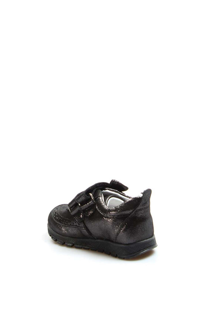 FST Genuine Leather Girl Sneaker Shoes 837IA03 Steel Glittery - Sittard