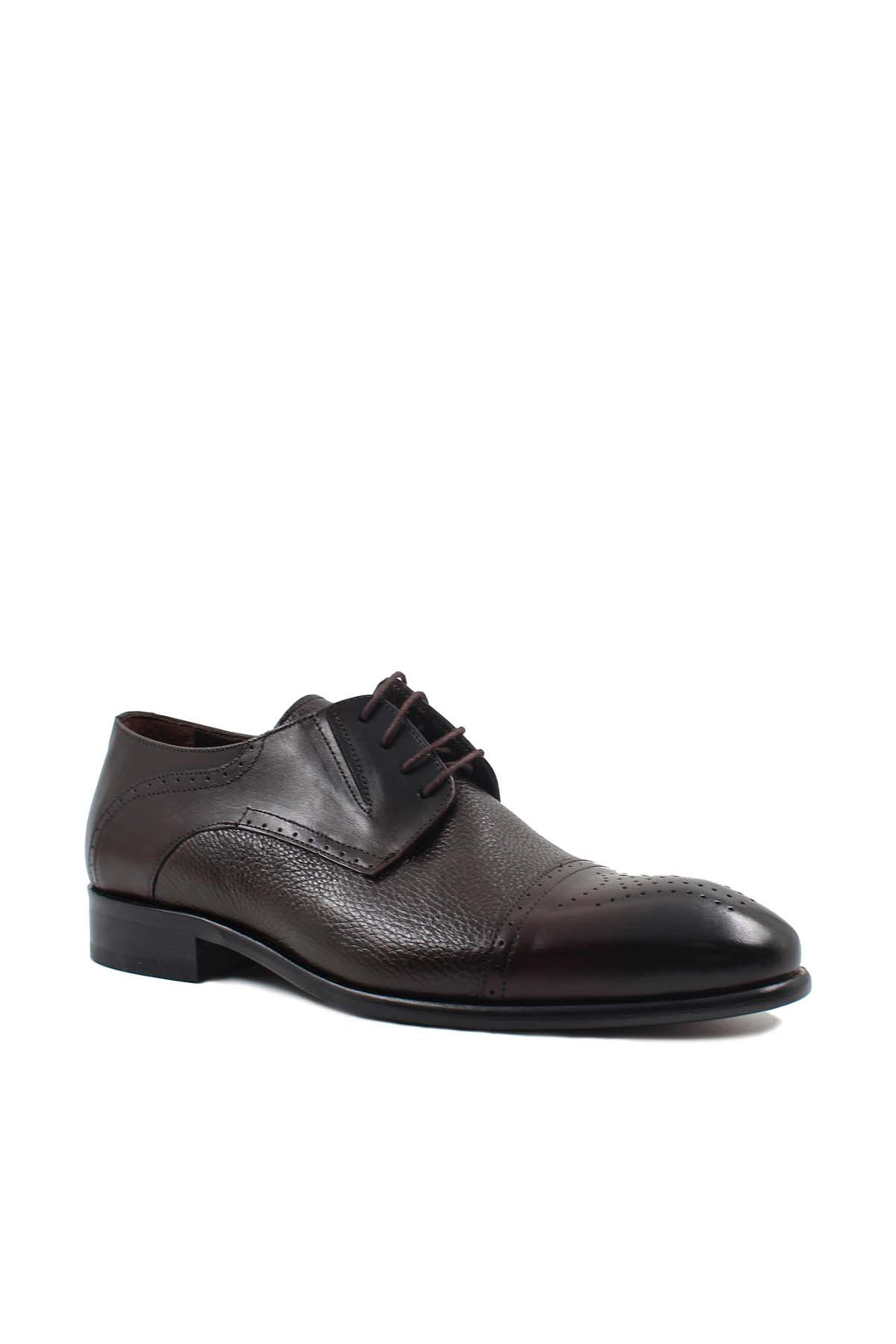 FST Genuine Leather Lace-up Men's Classic Shoes 237MA574 Brown - La Mesa