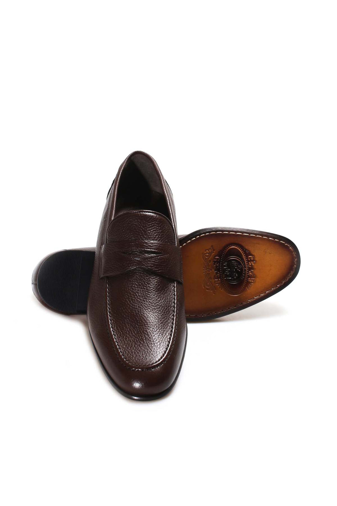 FST Genuine Leather Men's Classic Shoes 237MA5968 Brown Floter - Peterborough