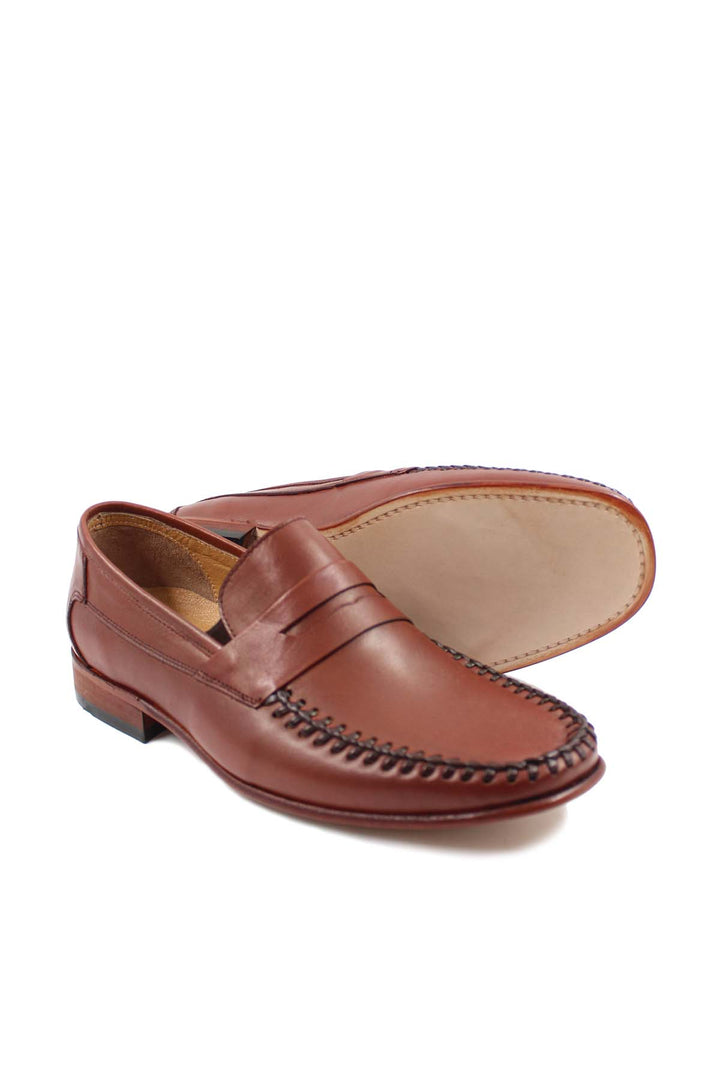 FST Genuine Leather Men's Classic Shoes 950MA104K Brown - Ludwigshafen