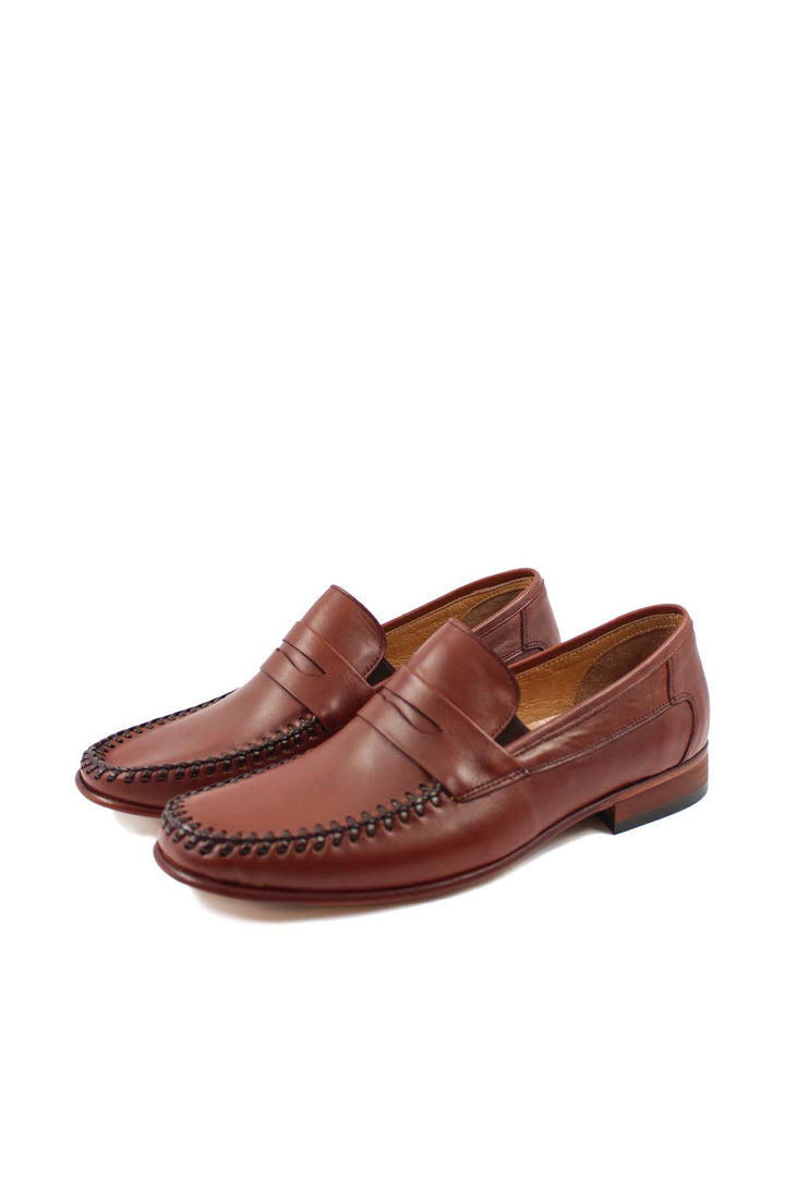 FST Genuine Leather Men's Classic Shoes 950MA104K Brown - Ludwigshafen