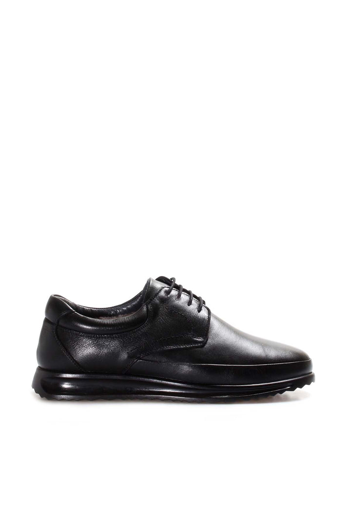 FST Genuine Leather Fur-lined Men's Casual Shoes 662KMA5360 Black - Penfield
