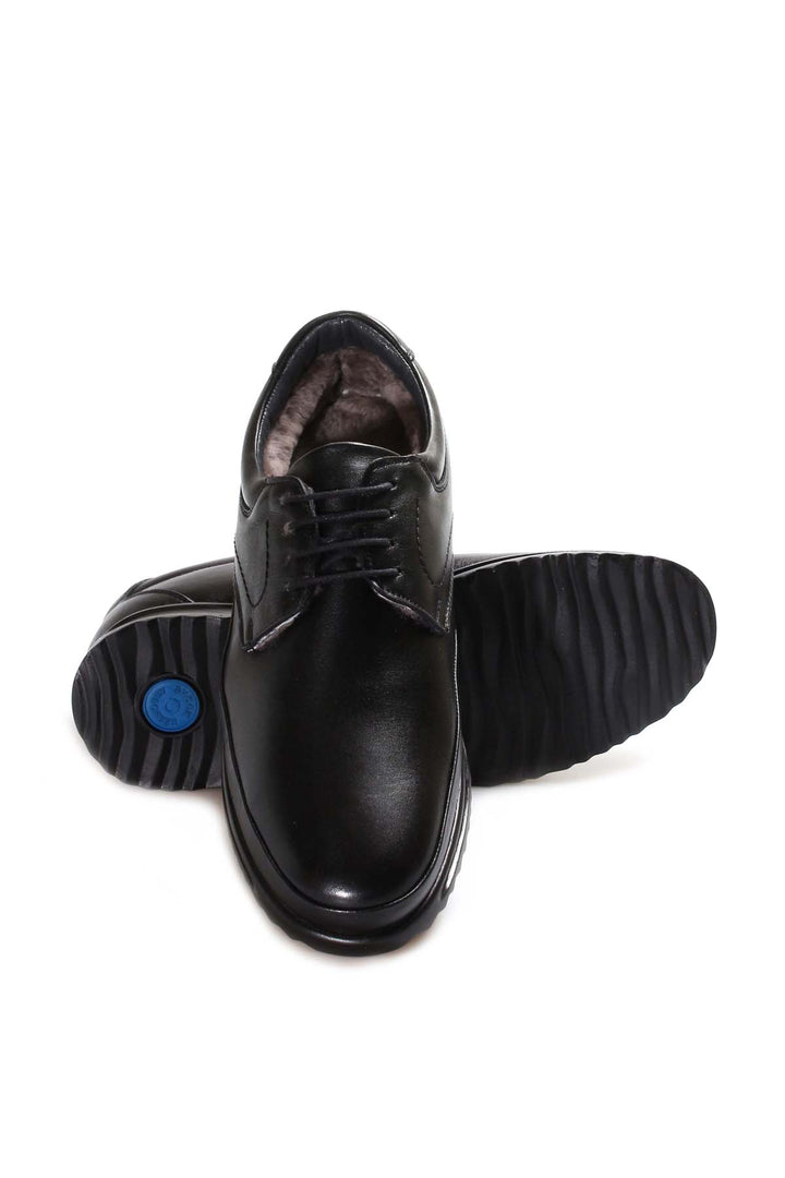 FST Genuine Leather Fur-lined Men's Casual Shoes 662KMA5360 Black - Penfield