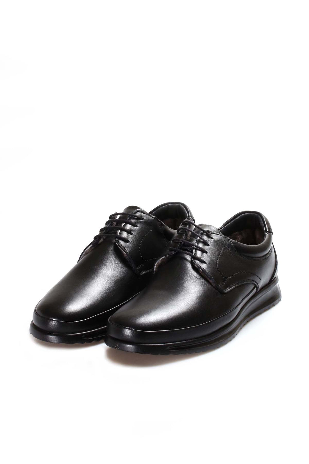FST Genuine Leather Fur-lined Men's Casual Shoes 662KMA5360 Black - Penfield