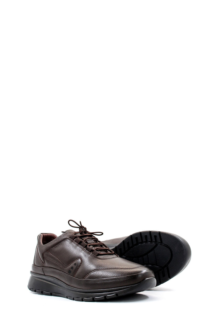 FST Genuine Leather Fur-lined Men's Casual Shoes 717KMA14150 Brown - Slatina