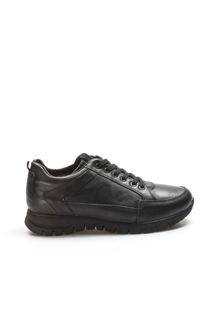 FST Genuine Leather Fur-lined Men's Casual Shoes 723KMA2021 Black - Surrey