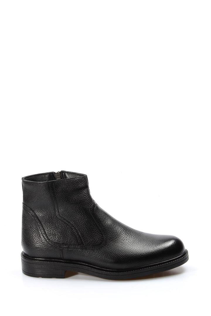 FST Genuine Leather Fur-Lined Men's Classic Boot 408KMA123 Black Floter - Hinesville