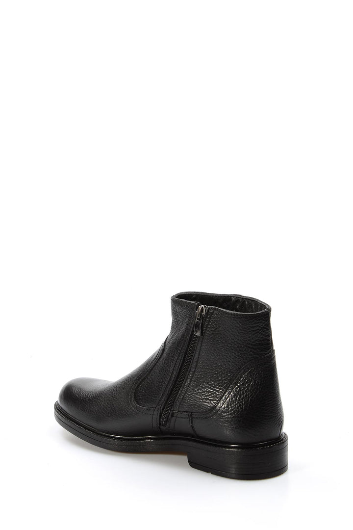 FST Genuine Leather Fur-Lined Men's Classic Boot 408KMA123 Black Floter - Hinesville