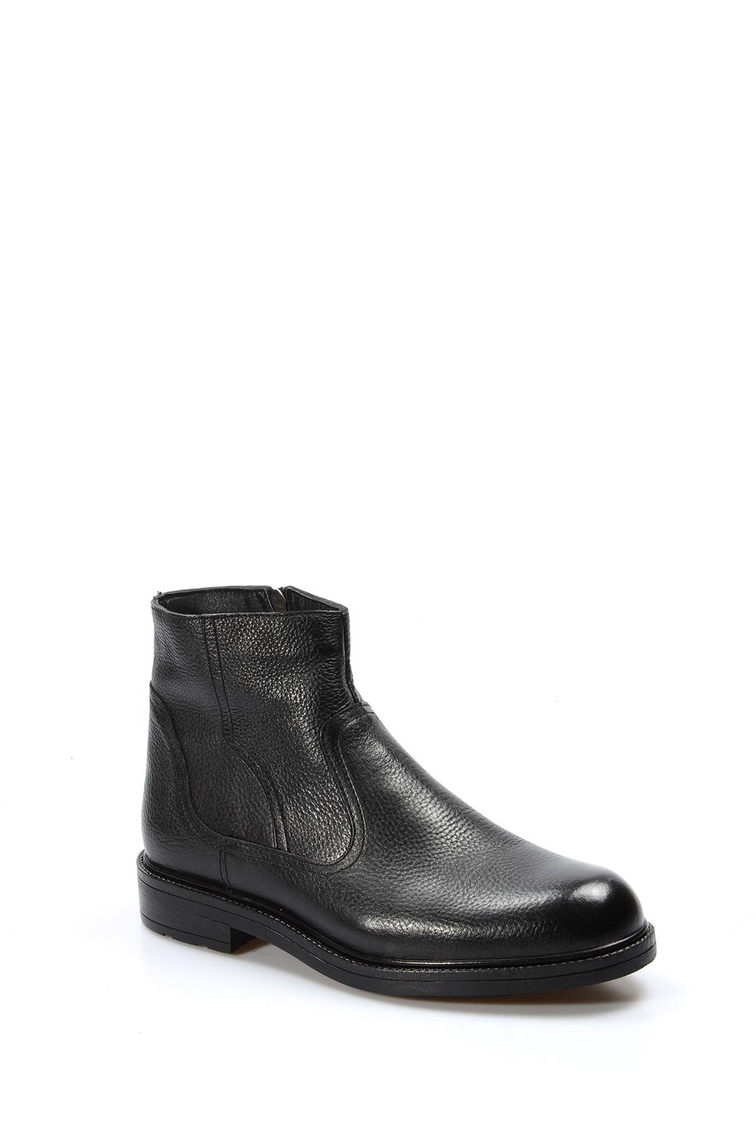 FST Genuine Leather Fur-Lined Men's Classic Boot 408KMA123 Black Floter - Hinesville