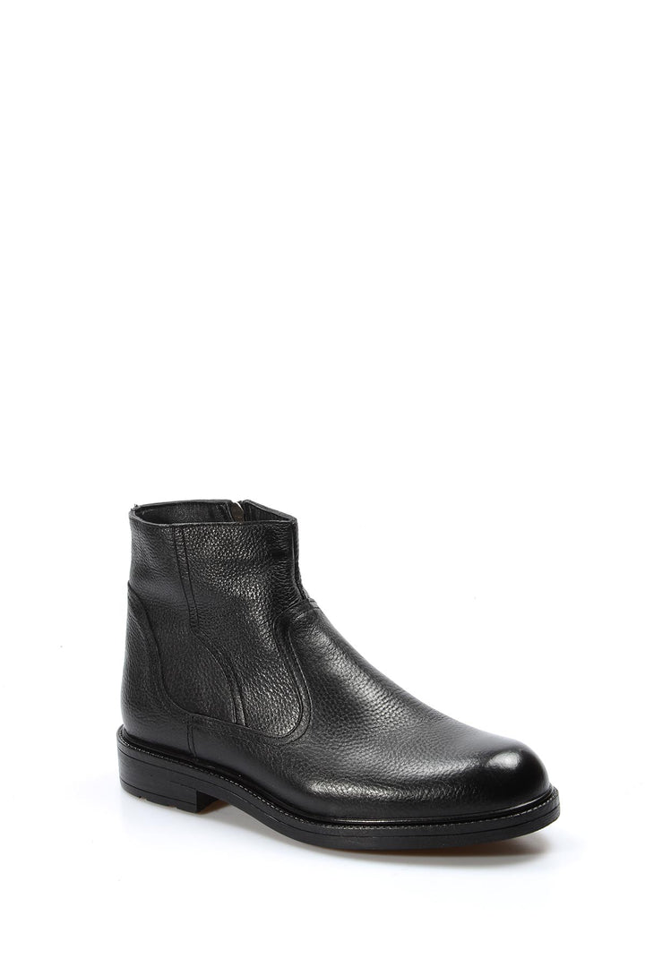 FST Genuine Leather Fur-Lined Men's Classic Boot 408KMA123 Black Floter - Hinesville