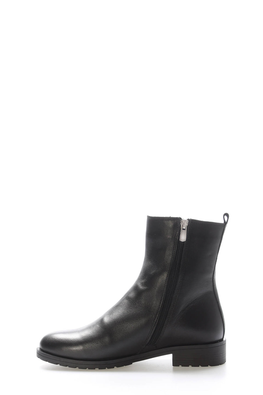FST Genuine Leather Fur-Lined Women's Thick Sole Boot 257KZA630 Black - Berkeley
