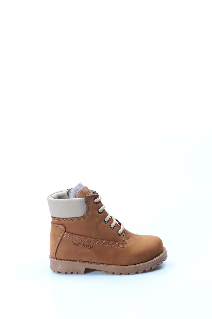 حذاء FST للأطفال من الجنسين مبطن بالفرو من الجلد الطبيعي 006KFA1002 Tab Nubuck - Hilo
