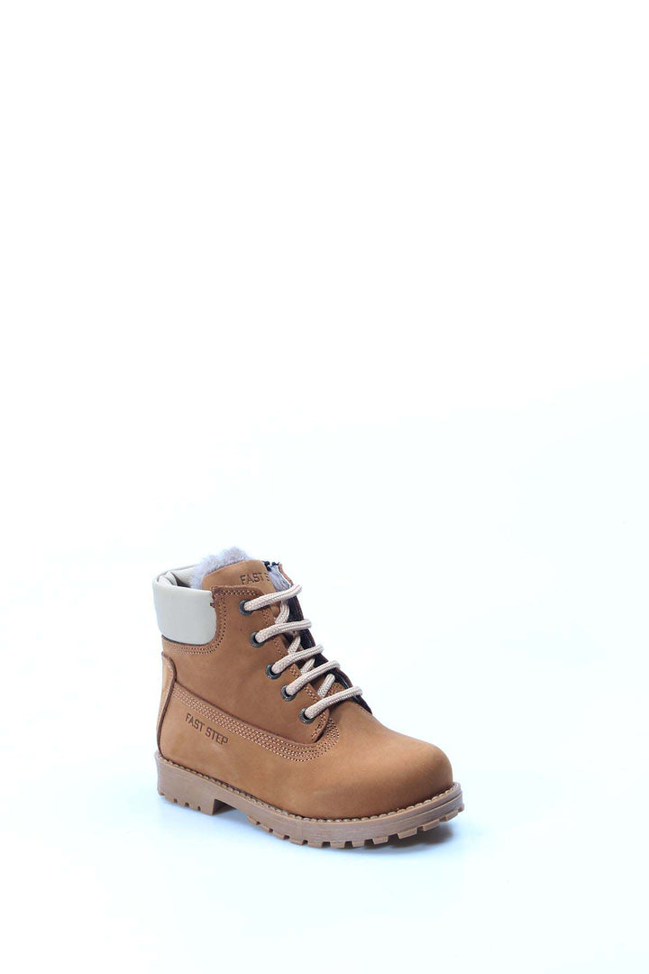 حذاء FST للأطفال من الجنسين مبطن بالفرو من الجلد الطبيعي 006KFA1002 Tab Nubuck - Hilo