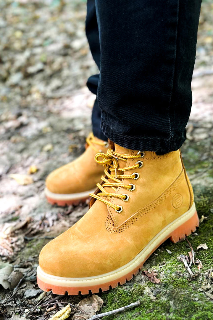 FST Genuine Leather Fur-lined Unisex Classic Boot 983KXA100 CAT NUBUK - Santa Ana Nextlalpan