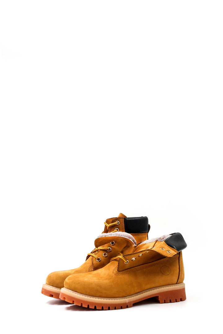 FST Genuine Leather Fur-lined Unisex Classic Boot 983KXA100 CAT NUBUK - Santa Ana Nextlalpan