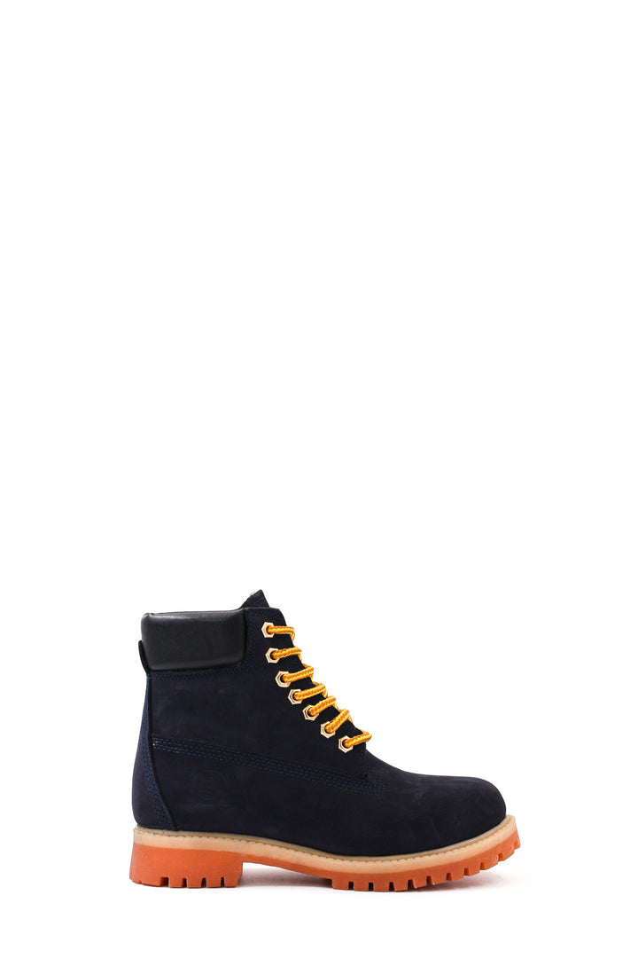 FST Genuine Leather Fur-lined Unisex Classic Boot 983KXA100 Navy Nubuck - Véroia