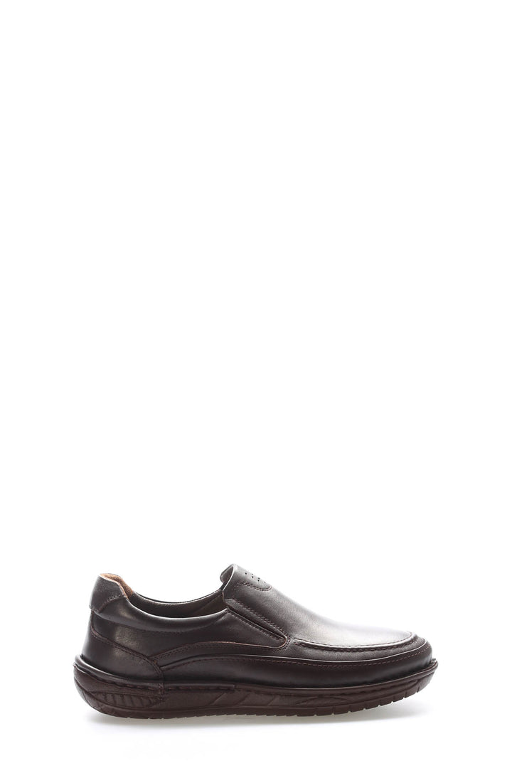 FST Genuine Leather Orthopedic Men's Casual Shoes 662MA03POL Brown - Menomonee Falls