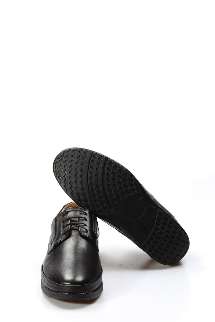 FST Genuine Leather Orthopedic Men's Casual Shoes 662MAECC1 Black - Wesley Chapel
