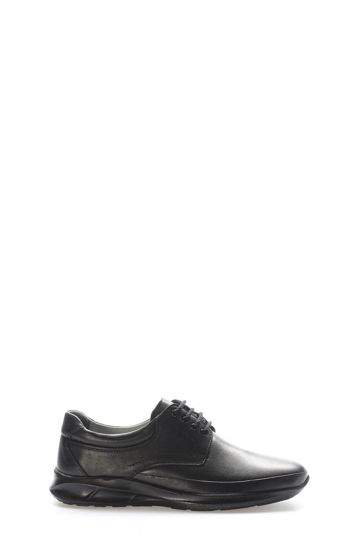 FST Genuine Leather Orthopedic Men's Casual Shoes 662MAECCO1POL Black - Ayr