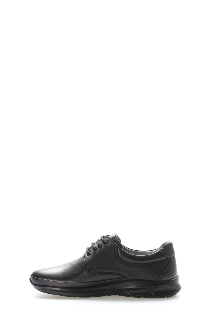 FST Genuine Leather Orthopedic Men's Casual Shoes 662MAECCO1POL Black - Ayr