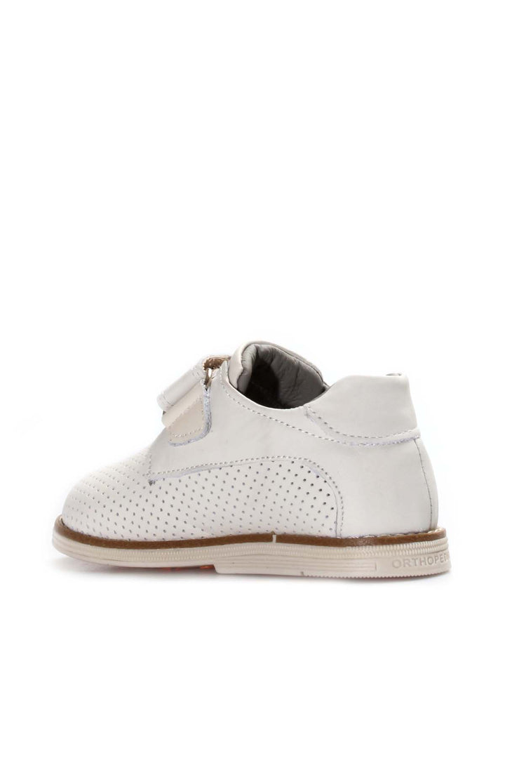 FST Genuine Leather Unisex Kids Casual Shoes 006BA23 Beige - Casalecchio di Reno