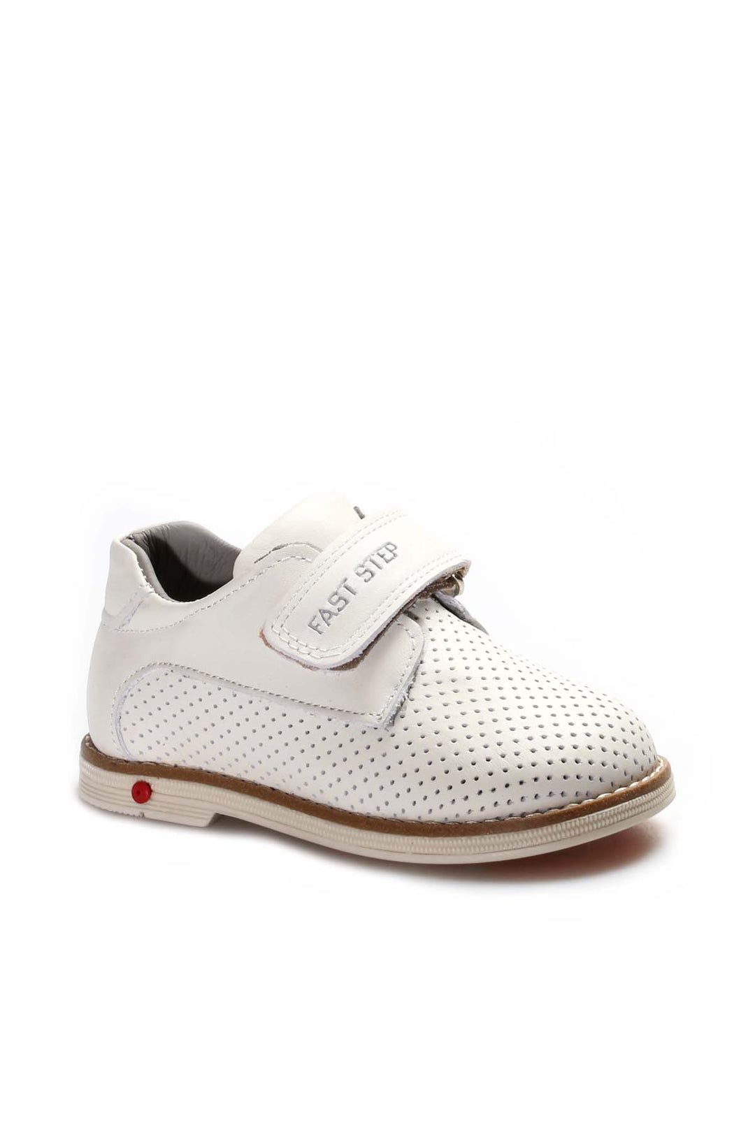 FST Genuine Leather Unisex Kids Casual Shoes 006BA23 Beige - Casalecchio di Reno