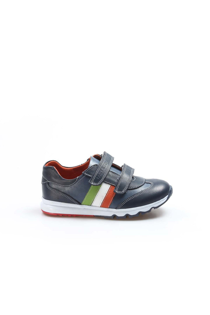 FST Genuine Leather Unisex Kids Casual Shoes 006FA800 Navy Blue - Inver Grove Heights
