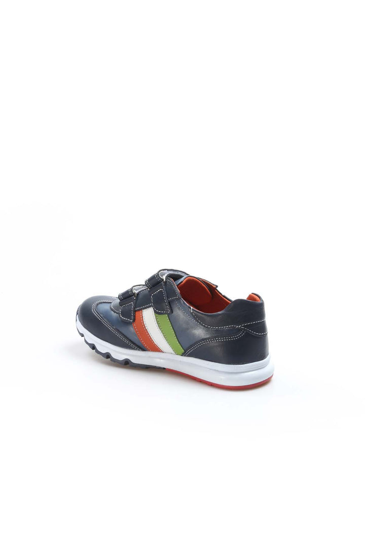 FST Genuine Leather Unisex Kids Casual Shoes 006FA800 Navy Blue - Inver Grove Heights