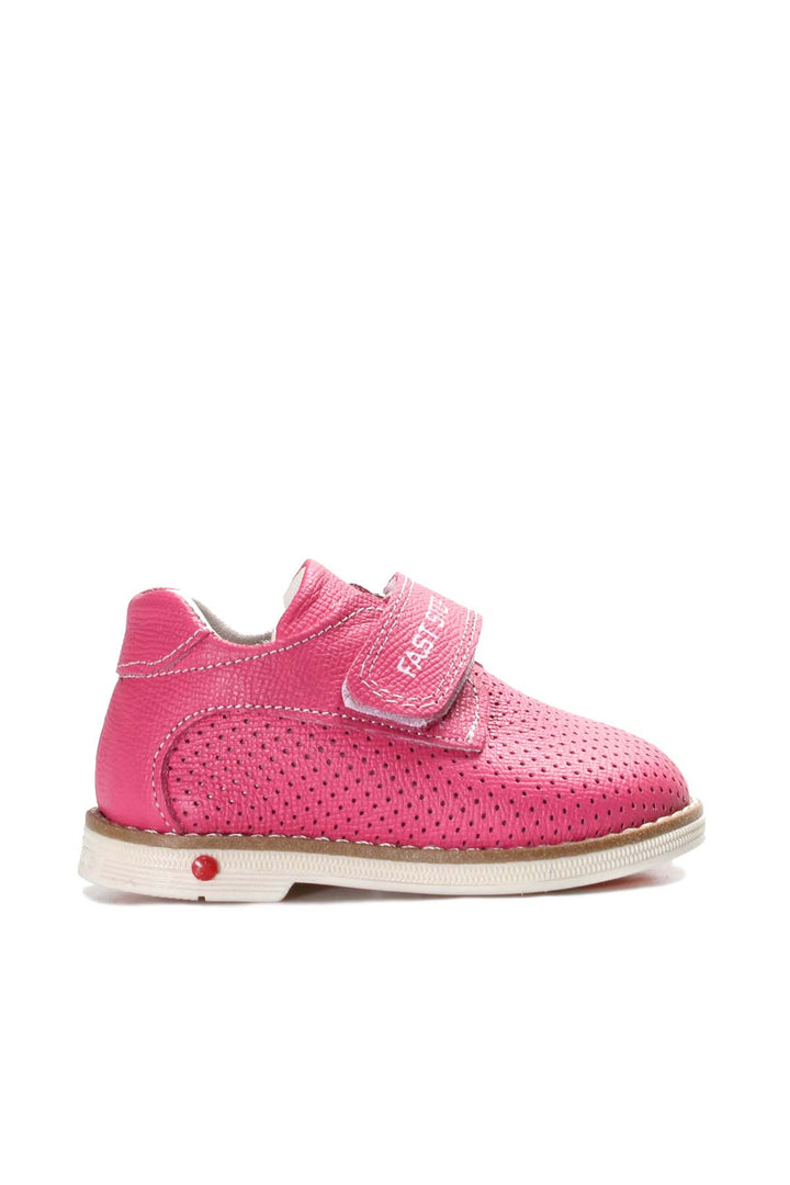FST Genuine Leather Unisex Kids Casual Shoes 006PA23 Fuchsia Nubuck - Villefranche-sur-Saône