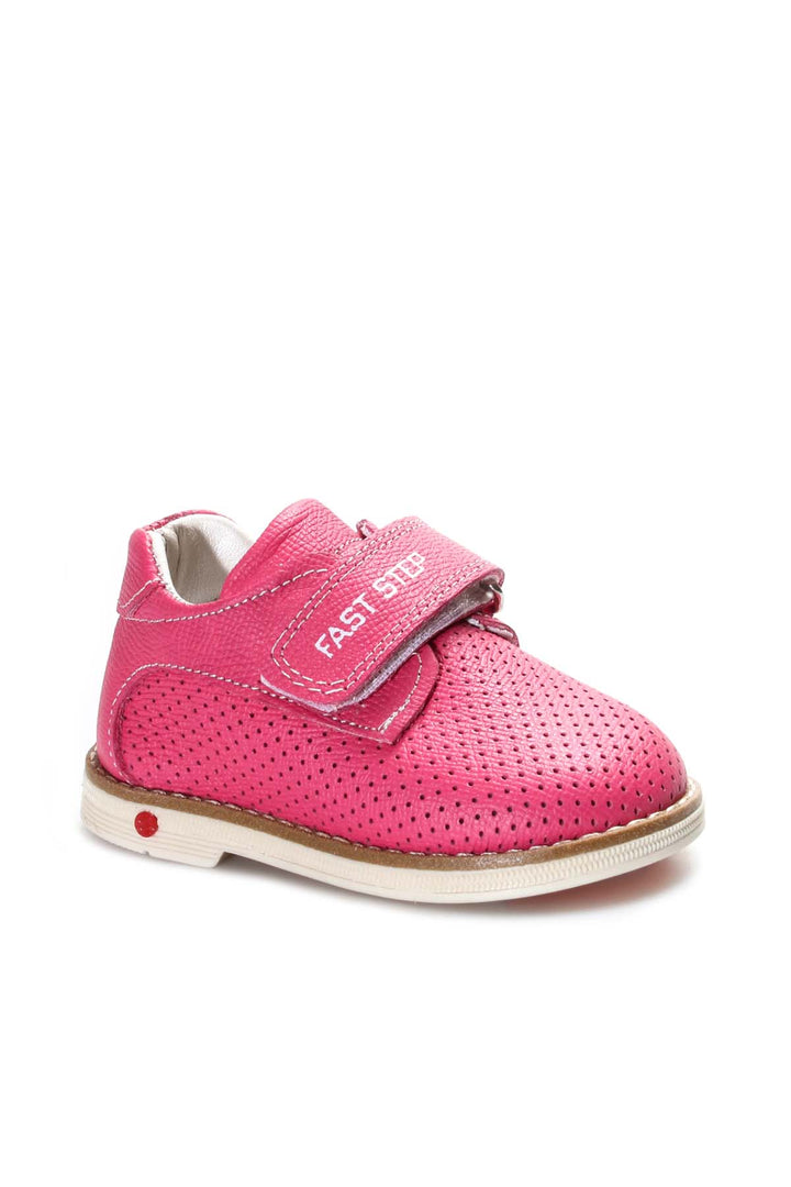 FST Genuine Leather Unisex Kids Casual Shoes 006PA23 Fuchsia Nubuck - Villefranche-sur-Saône