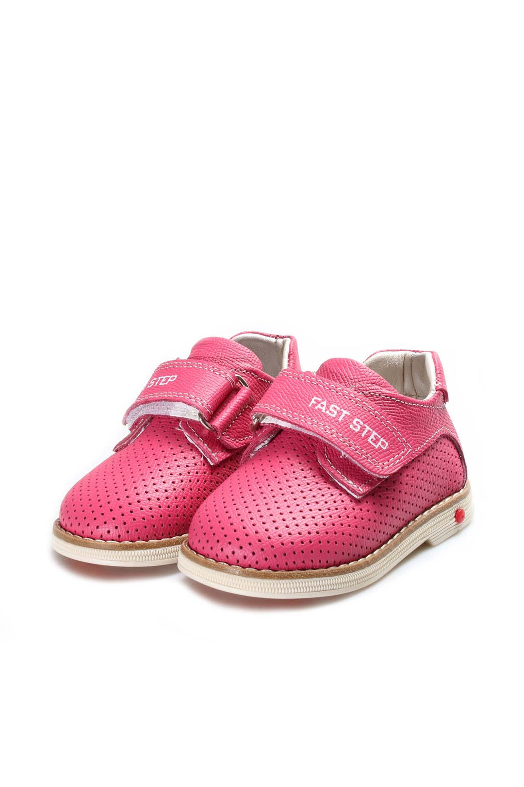 FST Genuine Leather Unisex Kids Casual Shoes 006PA23 Fuchsia Nubuck - Villefranche-sur-Saône