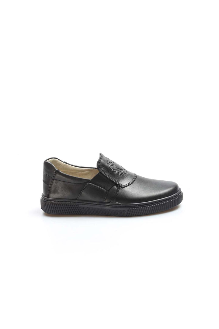 FST Genuine Leather Unisex Kids Casual Shoes 770FA916 Black - Târgovişte