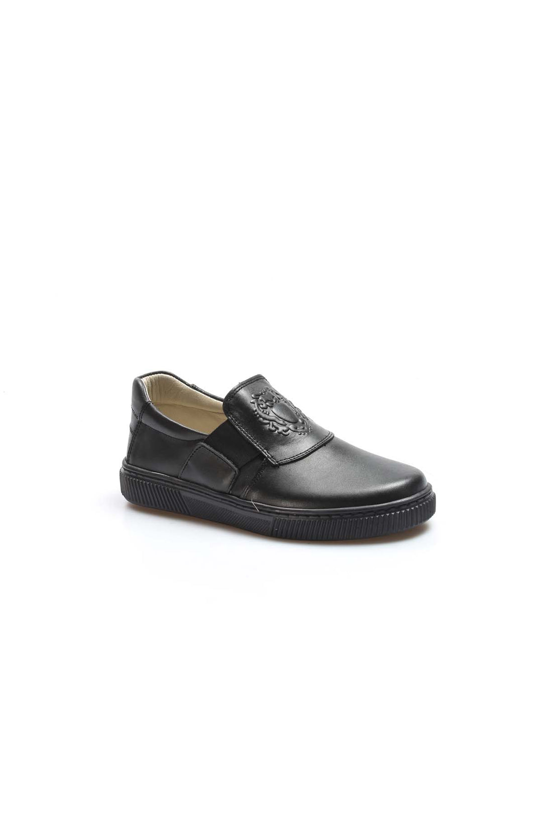 FST Genuine Leather Unisex Kids Casual Shoes 770FA916 Black - Târgovişte